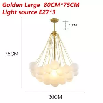 Подвесной светильник SANDYHA золотой/черный