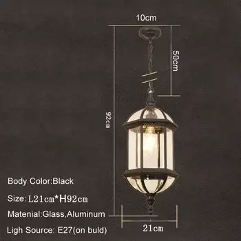 Подвесной светильник WECUS, черный, стекло+алюминий+железо, E27