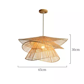 Подвесной светильник Wongshi из бамбукового ротанга