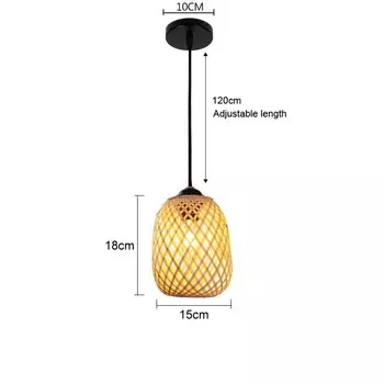 Подвесной светильник ZODOLAMP бамбуковый