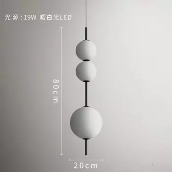 Подвесной светильник ZYZAO тыква из стекла