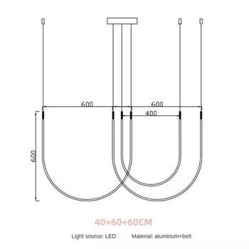 Подвесной светодиодный светильник ZISIZ