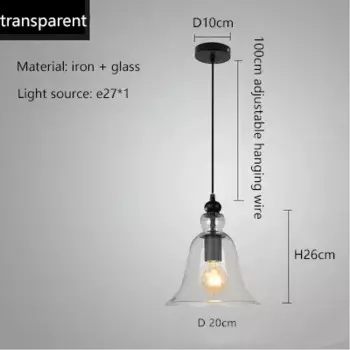 Подвесные стеклянные светильники CHUBAN