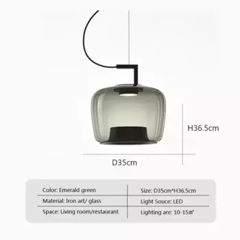 Подвесные светильники Artpad amber/gray