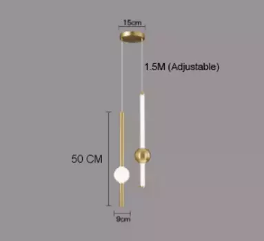 Подвесные светильники AumgTaiy D67 золотые/черные