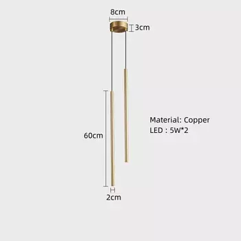 Подвесные светильники IWP, медные, золотые