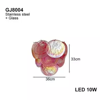Подвесные светильники из стекла no_brand_name_1981186408 теплые/белые/нейтральные