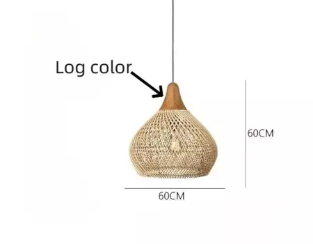 Подвесные светильники JIANKEXING, винтажные, из ротанга