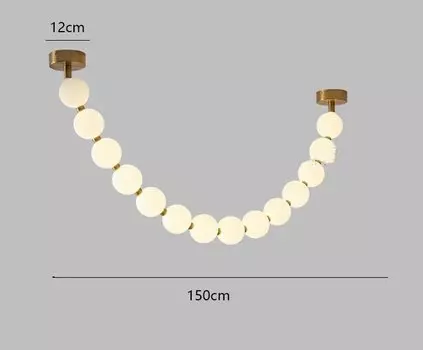 Подвесные светильники SANDYHA со скандинавскими бусинами