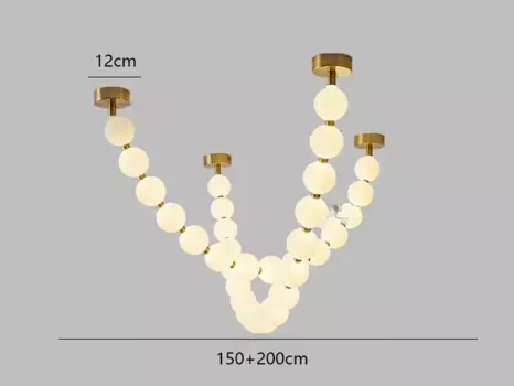 Подвесные светильники TAONUANSHU LED с бусинами
