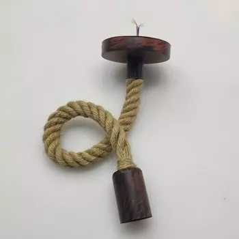 Подвесные светильники ZHB stcfies из пеньковой веревки E27