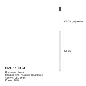 Подвесные светильники ZIMULONG чёрные