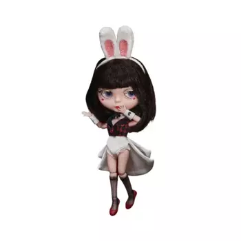 Подвижная кукла POP MART Blythe Miss Rabbit, шарнирный набор, игрушка, кавайная экшн-кукла, коллекционная фигурка, модель сюрприза, загадочная коробка