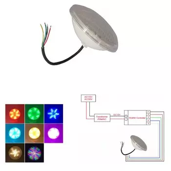 Подводный светильник HKGOLDTURE 12В 36Вт