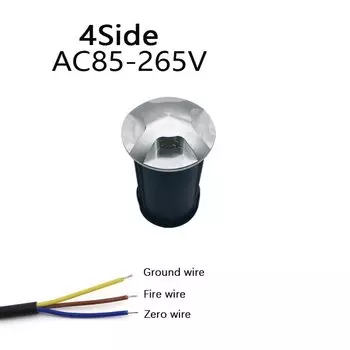 Подземное освещение KAISANXINYI, 10 шт., 1Вт, 3Вт, 5Вт