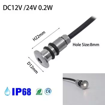 Подземный прожектор Ohlite 12В 0,2Вт