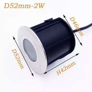 Подземный светильник Ohlite RGBW 12В/24В 2Вт