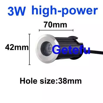 Подземный светодиодный светильник Getefu 3Вт/5Вт IP68