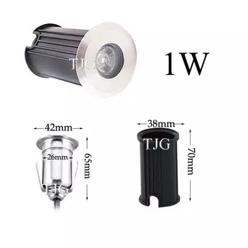 Подземный светодиодный светильник TTaiJiGuan 1 Вт/3 Вт/5 Вт IP67