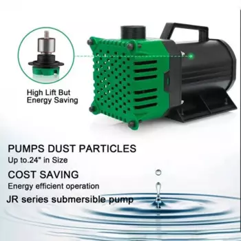 Погружной насос для пруда серии JR, 240-220 В, 240 Вт