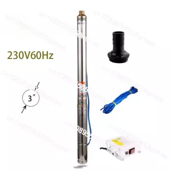 Погружной насос из нержавеющей стали, 3 дюйма, 116 В, 60 Гц