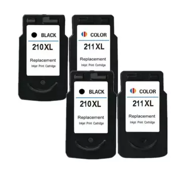 Показ уровня чернил Восстановленный PG210 CL211 XL PG 210XL CL 211XL чернильный картридж для Canon Pixma MP240 MP270 MP480 MP490 струйный