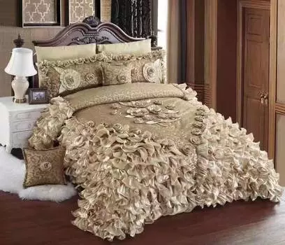 Покрывало Fat Fairy HOME TEXTILE шампань 100% полиэстер комплект 3 предмета