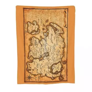Покрывало с картой Тамриэля Elder Scrolls IV Oblivion