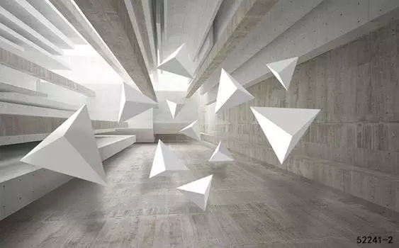 Пользовательские расширяющие пространство 3D обои для гостиной ТВ фон настенные обои офисный диван фреска геометрические обои домашний декор