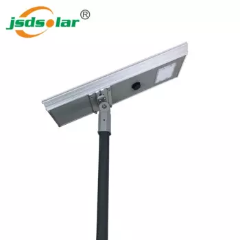 Пользовательский Jinsdon высокий световой датчик движения ip66 встроенный все в одном солнечный уличный фонарь