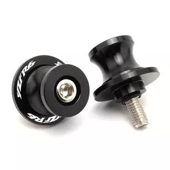 Пользовательский логотип для Yamaha YZF R1 R3 R6 YZFR1 YZFR3 YZFR6 1999-2024 аксессуары для мотоциклов 6 мм CNC Swingarm катушка стенд винт слайдер