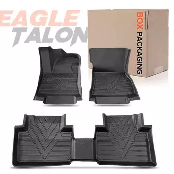 Пользовательский всесезонный напольный коврик из ТПЭ для Audi E-Tron 2019-2022 2020 2021, водонепроницаемый коврик, аксессуары для защиты интерьера автомобиля