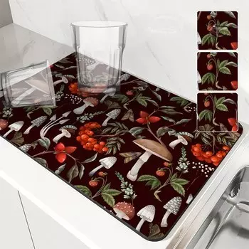 Полиэстеровый абсорбирующий коврик для кухни