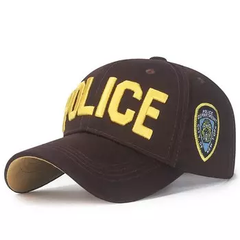 Полицейская бейсболка из хлопка