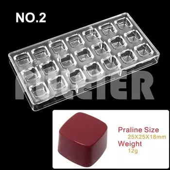 Поликарбонатные формы для шоколада Fuleier