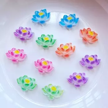 Полимерные фигурки лотоса TSXJY