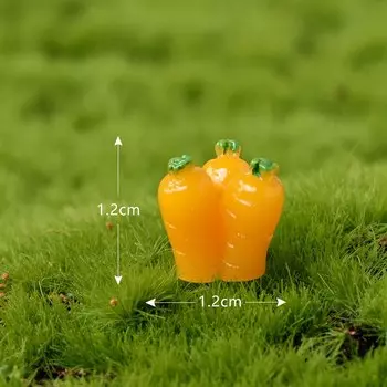 Полимерный кролик в виде моркови lrdoelk