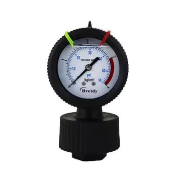 Полипропиленовый диафрагменный манометр YPP6