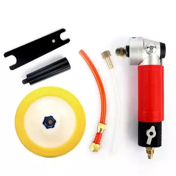 Полировальная машина, пневматическая фреза с резьбой M14 5/8-11, с 4 "подставкой