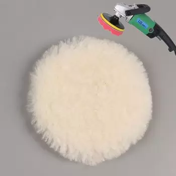 Полировальная Накладка 4 '5' 6 '7', автомобильная восковая самоклеящаяся губка, шерстяная полировка для автомобильной краски, уход за лакокрасочным покрытием 75 мм 100 мм 125 мм 150 мм 180 мм