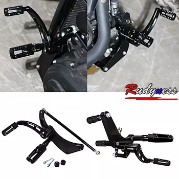 Полировальная заготовка, алюминиевые комплекты передних контрольных ножек, пригодные для моделей Harley 2018-2024 FXBB Street Bob Softail Low Rider FXLR