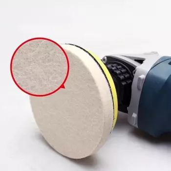 Полировальные подушечки шерстяной фетр SHENGMEIYU 75 мм, 100 мм, 125 мм, 150 мм, 180 мм