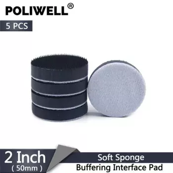 POLIWELL Губчатые прокладки для шлифовальных дисков 5 шт.