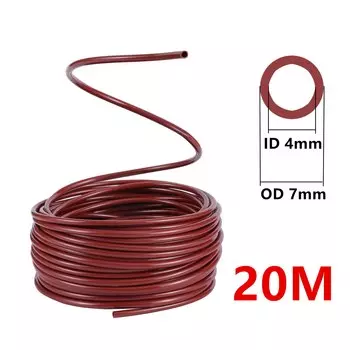 20 м-50 м поливочный шланг 4/7 мм ПВХ микротрубка для капельного орошения растений цветок спринклерная труба садовый шланг теплица система орошения