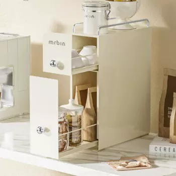 Полка для хранения в виде ведра для пшеницы, угловой органайзер для кофе, Пылезащитная коробка для хранения чашек с водой и чая