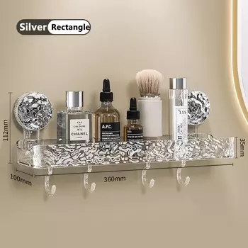 Полка на присоске для ванной комнаты