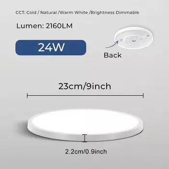 POLKE Ультратонкий светодиодный потолочный светильник