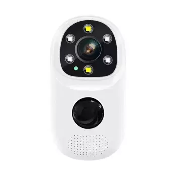 Полноцветная IP-камера видеонаблюдения 2 МП 1080P V380pro APP 4G/Wi-Fi с низким энергопотреблением