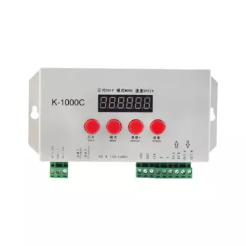 Полноцветная световая лента K1000C 2811Led, диммер 2812 1903, Волшебная светильник вая лента, программируемый контроллер, Sd-карта