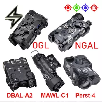 Полнометаллическая лазерная указка MAWL C1 NGAL DBAL A2 OGL Perst 4 красная точка синий зеленый ИК лазерный индикатор AR15 прицел для оружия страйкбола
